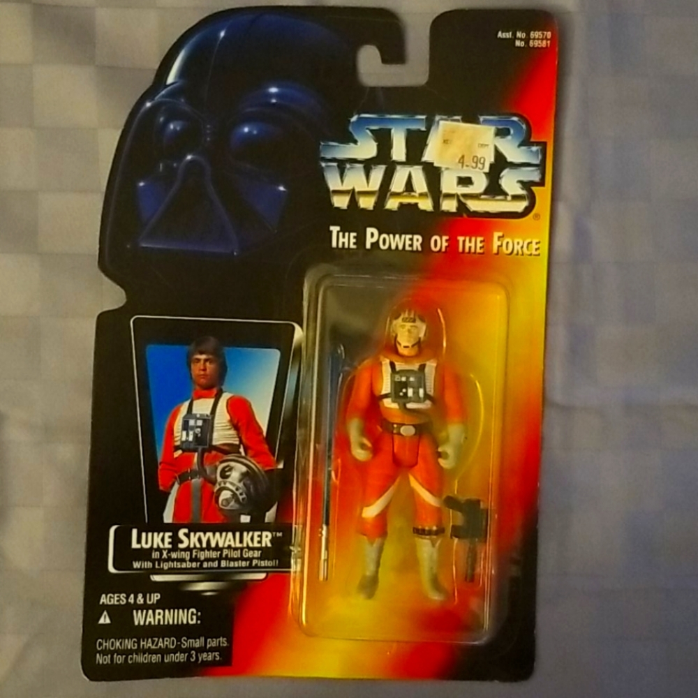 NIB Vintage Star Wars Luke Skywalker figurine